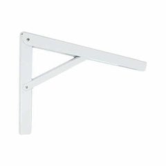 206 Folding L Bracket 12 inch White 206 Folding L Bracket 12 inch White