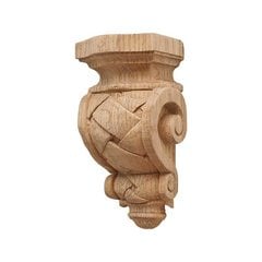 Cottage Corbel 2-7/8 inch x 6 inch Oak Cottage Corbel 2-7/8 inch x 6 inch Oak