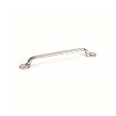 Villa 6-5/16 Inch Center to Center Brushed Nickel Cabinet Pull Villa 6-5/16 Inch Center to Center Brushed Nickel Cabinet Pull