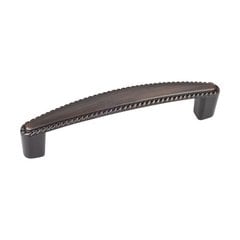 Lindos 3-3/4 Inch Center to Center Dark Brushed Antique Copper Cabinet Pull Lindos 3-3/4 Inch Center to Center Dark Brushed Antique Copper Cabinet Pull
