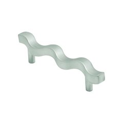 Euro-Contemporary 3-3/4 Inch Center to Center Pearl Nickel Cabinet Pull Euro-Contemporary 3-3/4 Inch Center to Center Pearl Nickel Cabinet Pull