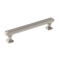 Wells 6-5/16 Inch Center to Center Satin Nickel Cabinet Pull Wells 6-5/16 Inch Center to Center Satin Nickel Cabinet Pull