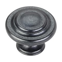 Arcadia 1-1/4 Inch Diameter Gun Metal Cabinet Knob Arcadia 1-1/4 Inch Diameter Gun Metal Cabinet Knob
