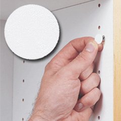 14MM Stick-On Cover Cap White PVC- 1040 Per Box 14MM Stick-On Cover Cap White PVC- 1040 Per Box