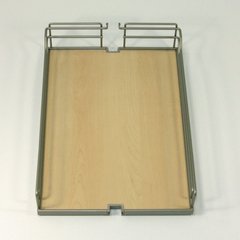 Arena Plus Tray Set (2) 16 inch Wide Champagne/Maple Arena Plus Tray Set (2) 16 inch Wide Champagne/Maple