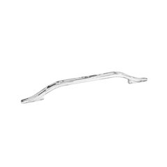 Jazz 3-3/4 Inch Center to Center Brushed White Cabinet Pull Jazz 3-3/4 Inch Center to Center Brushed White Cabinet Pull