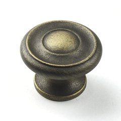Plymouth 1-1/2 Inch Diameter Weathered Brass Cabinet Knob Plymouth 1-1/2 Inch Diameter Weathered Brass Cabinet Knob