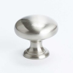 Plymouth 1-1/4 Inch Diameter Brushed Nickel Cabinet Knob Plymouth 1-1/4 Inch Diameter Brushed Nickel Cabinet Knob