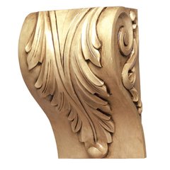 Cor-8A Acanthus Block Corbel 10-5/8 inch H-Alder Cor-8A Acanthus Block Corbel 10-5/8 inch H-Alder