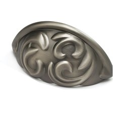 Arcadia Forged Solid Brass 3 Inch Center to Center Antique Nickel Cabinet Pull Arcadia Forged Solid Brass 3 Inch Center to Center Antique Nickel Cabinet Pull