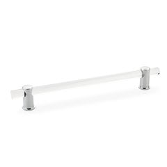Lumiere Pull 8 inch Center to Center Clear Acrylic and Polished Chrome Lumiere Pull 8 inch Center to Center Clear Acrylic and Polished Chrome