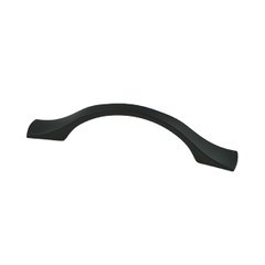 Echo 3-3/4 Inch Center to Center Matte Black Cabinet Pull Echo 3-3/4 Inch Center to Center Matte Black Cabinet Pull