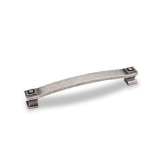 Delmar 6-5/16 Inch Center to Center Distressed Pewter Cabinet Pull Delmar 6-5/16 Inch Center to Center Distressed Pewter Cabinet Pull