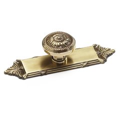Versailles Forged Solid Brass 1-1/4 Inch Diameter Antique Light Polish Cabinet Knob Versailles Forged Solid Brass 1-1/4 Inch Diameter Antique Light Polish Cabinet Knob