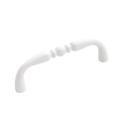 Conquest 3 Inch Center to Center White Cabinet Pull Conquest 3 Inch Center to Center White Cabinet Pull