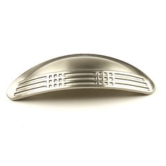 Majestic 3 Inch Center to Center Dull Satin Nickel Cabinet Cup Pull Majestic 3 Inch Center to Center Dull Satin Nickel Cabinet Cup Pull