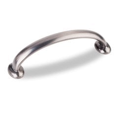 Hudson 3-3/4 Inch Center to Center Bright Nickel Brushed with Dull Lacquer Cabinet Pull Hudson 3-3/4 Inch Center to Center Bright Nickel Brushed with Dull Lacquer Cabinet Pull