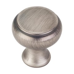 Westbury 1-1/4 Inch Diameter Bright Nickel Brushed with Dull Lacquer Cabinet Knob Westbury 1-1/4 Inch Diameter Bright Nickel Brushed with Dull Lacquer Cabinet Knob