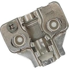 34% OFF Builders Line Long Arm Hinge Baseplate - 4mm Frameless Cabinet Clip Plate - Screw-On - Cam Adjustable