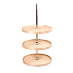 19" Full Round Lazy Susan- 3 Shelf With Hardware 19" Full Round Lazy Susan- 3 Shelf With Hardware