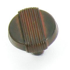 Wired 1-1/4 Inch Diameter Black With Terra Cotta Wash Cabinet Knob Wired 1-1/4 Inch Diameter Black With Terra Cotta Wash Cabinet Knob