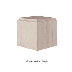 Small Square Bun Foot Unfinished Paint Grade Small Square Bun Foot Unfinished Paint Grade