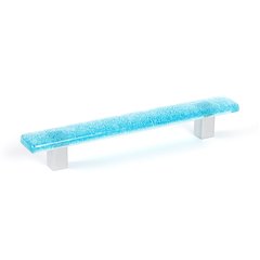 Aqua 5-1/16 Inch Center to Center Light Blue Cabinet Pull Aqua 5-1/16 Inch Center to Center Light Blue Cabinet Pull