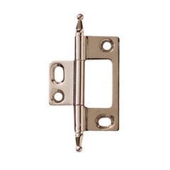 Elite Non-Mortised Butt Hinge 50X37mm - Polished Nickel Elite Non-Mortised Butt Hinge 50X37mm - Polished Nickel
