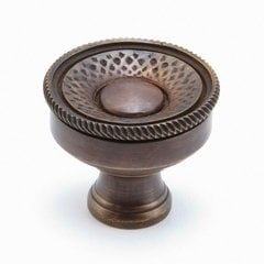Sonata 1-1/4 Inch Diameter Dark Antique Bronze Cabinet Knob Sonata 1-1/4 Inch Diameter Dark Antique Bronze Cabinet Knob
