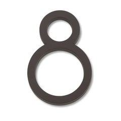 Modern Avalon House Number Eight Aged Bronze Modern Avalon House Number Eight Aged Bronze