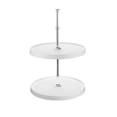 Full Circle 2 Shelf Set 20 inch Diameter-White Full Circle 2 Shelf Set 20 inch Diameter-White