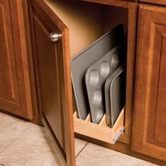 Tray Roll-out For 12" Base Cabinet-2 Dividers Tray Roll-out For 12" Base Cabinet-2 Dividers
