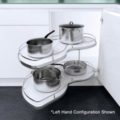 Twin Corner Right Hand Blind Corner 36" Chrome Twin Corner Right Hand Blind Corner 36" Chrome