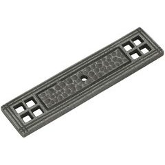 Kingston Back-plate 4-1/4" X 1" Old English Pewter Kingston Back-plate 4-1/4" X 1" Old English Pewter