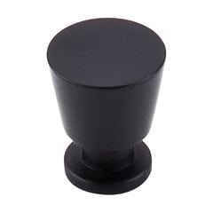 Nouveau II 7/8 Inch Diameter Flat Black Cabinet Knob Nouveau II 7/8 Inch Diameter Flat Black Cabinet Knob