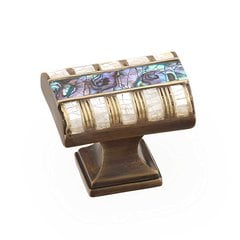 Fair Isle 1-1/4 Inch Diameter Aged Dover Cabinet Knob Fair Isle 1-1/4 Inch Diameter Aged Dover Cabinet Knob