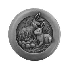 All Creatures 1-3/8 Inch Diameter Antique Pewter Cabinet Knob All Creatures 1-3/8 Inch Diameter Antique Pewter Cabinet Knob