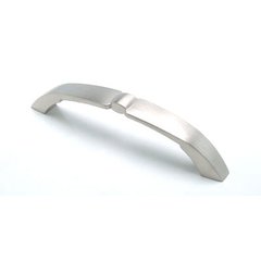 Euro Retro 5-1/16 Inch Center to Center Brushed Nickel Cabinet Pull Euro Retro 5-1/16 Inch Center to Center Brushed Nickel Cabinet Pull