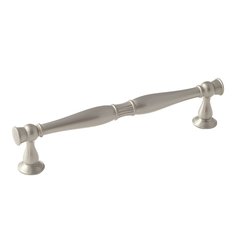Crawford 6-5/16 Inch Center to Center Satin Nickel Cabinet Pull Crawford 6-5/16 Inch Center to Center Satin Nickel Cabinet Pull