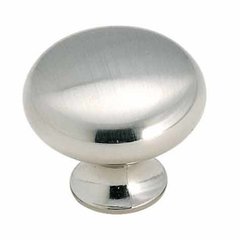 Allison Value Hardware 1-3/16 Inch Diameter Sterling Nickel Cabinet Knob Allison Value Hardware 1-3/16 Inch Diameter Sterling Nickel Cabinet Knob