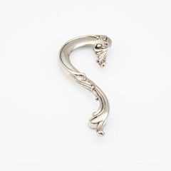 French Court 5 Inch Center to Center White Brass Cabinet Pull French Court 5 Inch Center to Center White Brass Cabinet Pull