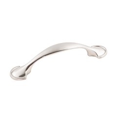 Watervale Pull 3 inch Center to Center Satin Nickel Watervale Pull 3 inch Center to Center Satin Nickel