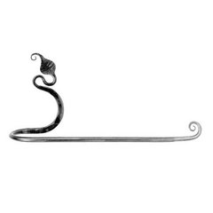 Leaf Paper Towel Holder 13 inch long Black Iron Leaf Paper Towel Holder 13 inch long Black Iron