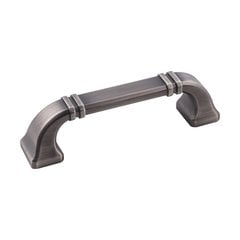 Ella Pull 3-3/4 inch Center to Center Brushed Pewter Ella Pull 3-3/4 inch Center to Center Brushed Pewter