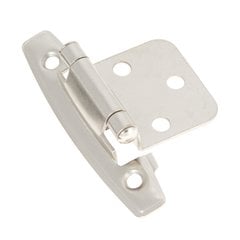 Variable Overlay Hinge Pair Satin Nickel Self Close Variable Overlay Hinge Pair Satin Nickel Self Close