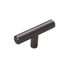 Bar Pull T-Knob 2-3/8" Long Brushed Black Nickel Bar Pull T-Knob 2-3/8" Long Brushed Black Nickel