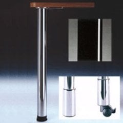Zoom Table Leg Set Black Gloss 34-1/4" H Zoom Table Leg Set Black Gloss 34-1/4" H