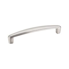 Lindos 5-1/16 Inch Center to Center Satin Nickel Cabinet Pull Lindos 5-1/16 Inch Center to Center Satin Nickel Cabinet Pull