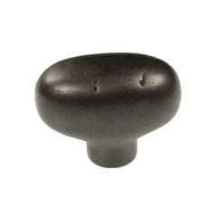 Carbonite Knob 1-7/8 inch Diameter Black Iron Carbonite Knob 1-7/8 inch Diameter Black Iron