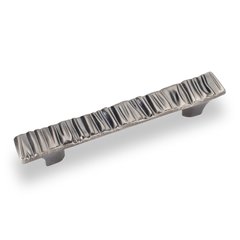 Valencia 3-3/4 Inch Center to Center Bright Nickel Brushed with Dull Lacquer Cabinet Pull Valencia 3-3/4 Inch Center to Center Bright Nickel Brushed with Dull Lacquer Cabinet Pull